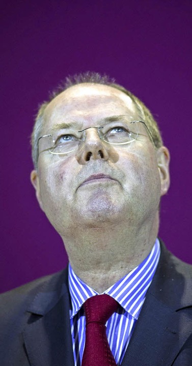 Er sieht noch Luft nach oben: SPD-Kanzlerkandidat Peer Steinbrück  | Foto: dapd