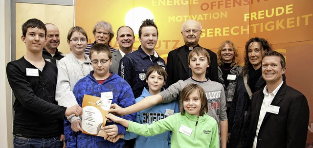 Das Jugendhilfezentrum St. Anton in Ri...n ersten Preis am Freitag in Freiburg.  | Foto: Erzbistum Freiburg / Tobias Heink