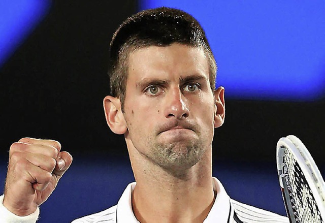 Gibt sich keine Ble: Novak Djokovic  | Foto: dpa