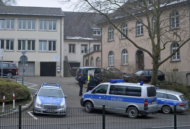 Musste wegen einer Bombendrohung gegen...n: Das Areal am Fue des Schlossbergs.  | Foto: Michael Bamberger