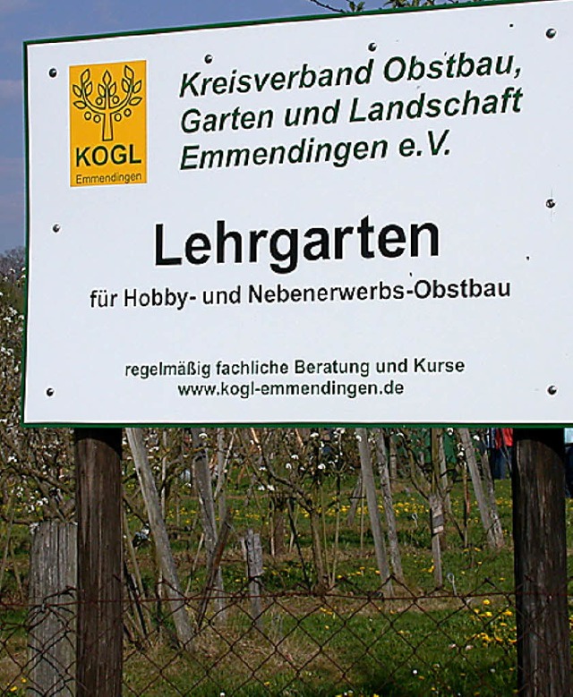 Den Lehrgarten bei Kenzingen will der Kreisverband Kogl dem Land abkaufen.  | Foto: Privat