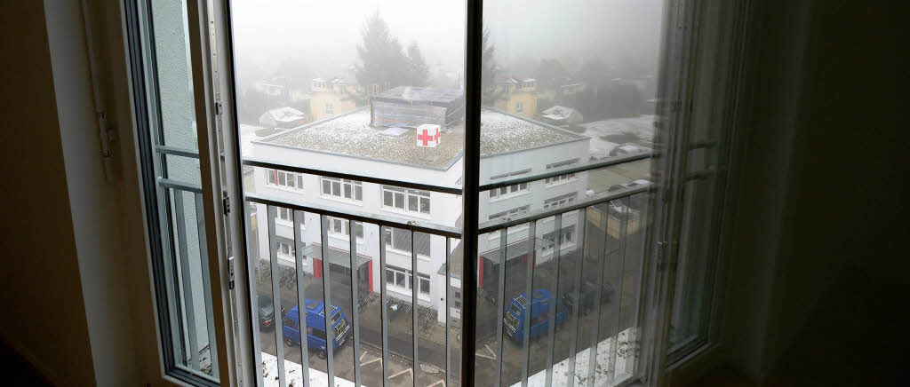 Blick aus einer Wohnung an der Dunant-Straße Blick aus einer Wohnung an der Dunant-Straße