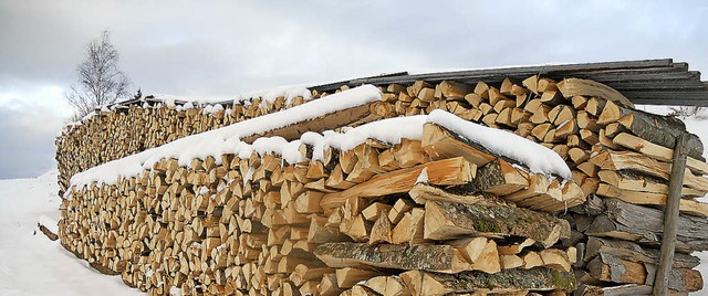 In Hg-Ehrsberg steigt die Nachfrage nach Brennholz    | Foto: Paul Berger