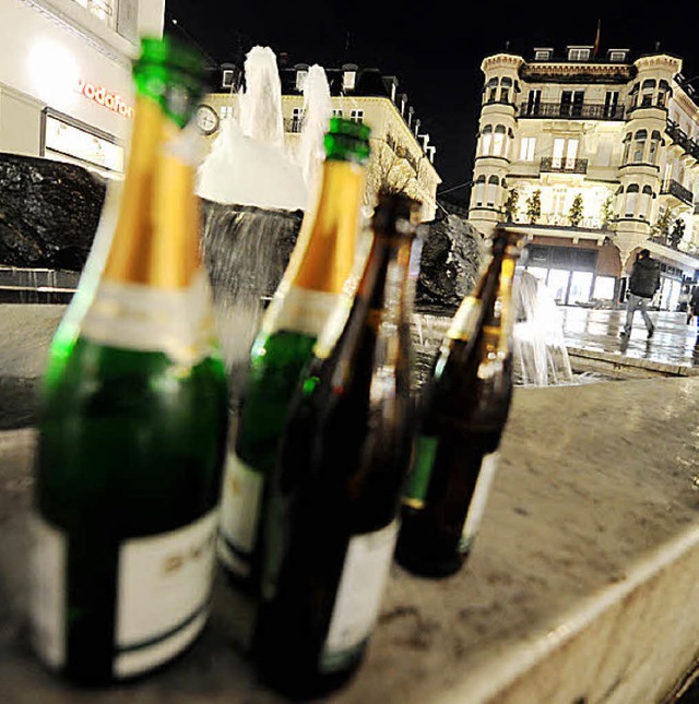 Alkoholexzesse sind in vielen Stdten ein Problem.   | Foto: dpa