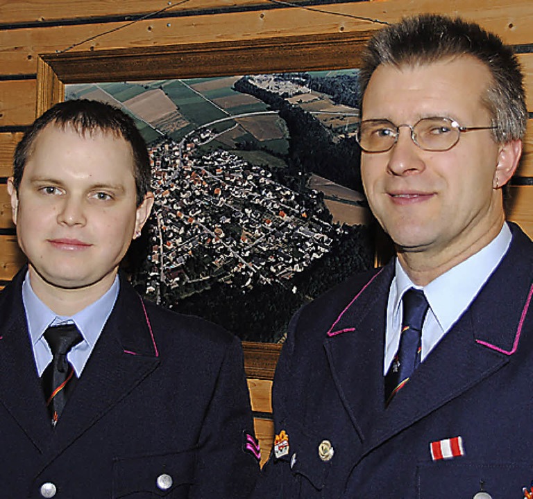 Abteilungskommandant Uli Weber (rechts) und sein Stellvertreter Thomas Pradler   | Foto: Sedlak