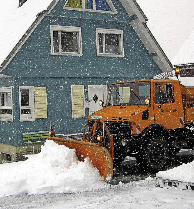 Schneetage gibt es heute weniger als frher.  | Foto: Helmut Kohler