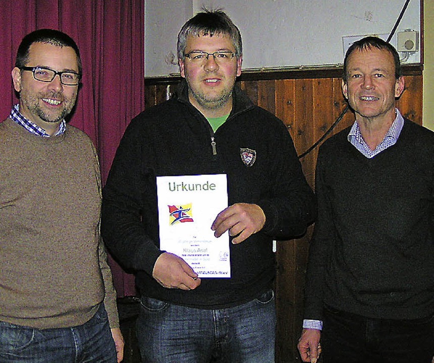 Christian Ott (links) und Guido Leyend...ren Mitglied im Turnverein Hgelberg.   | Foto: Verein