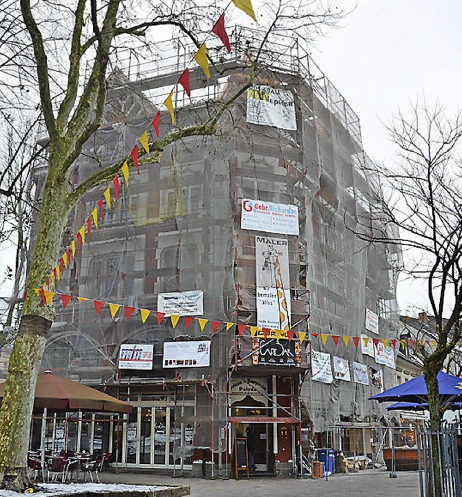 Haus Painda soll ein Schmuckstück werden:  Baustelle seit März  2011.  | Foto: Nikolaus Trenz