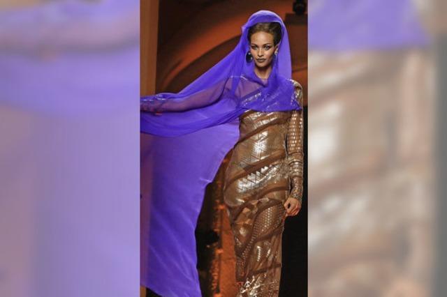 Haute-Couture-Hommage an Indien