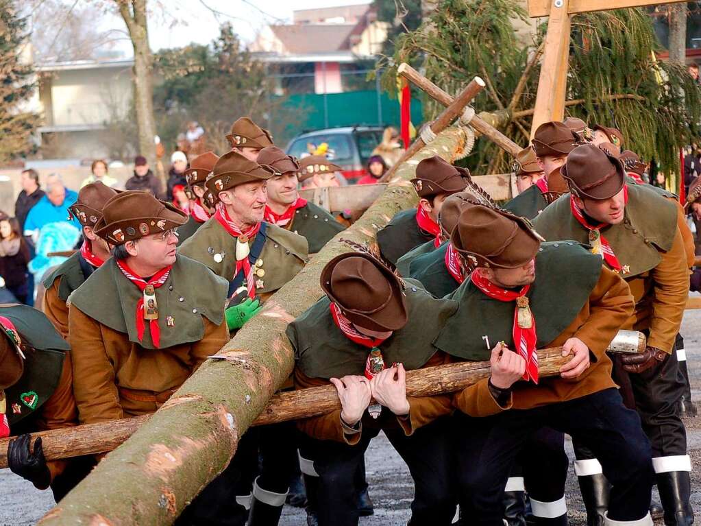 Die Pflege nrrischen Brauchtums stand am Narrentreffen-Samstag in Laufenburg im Mittelpunkt.