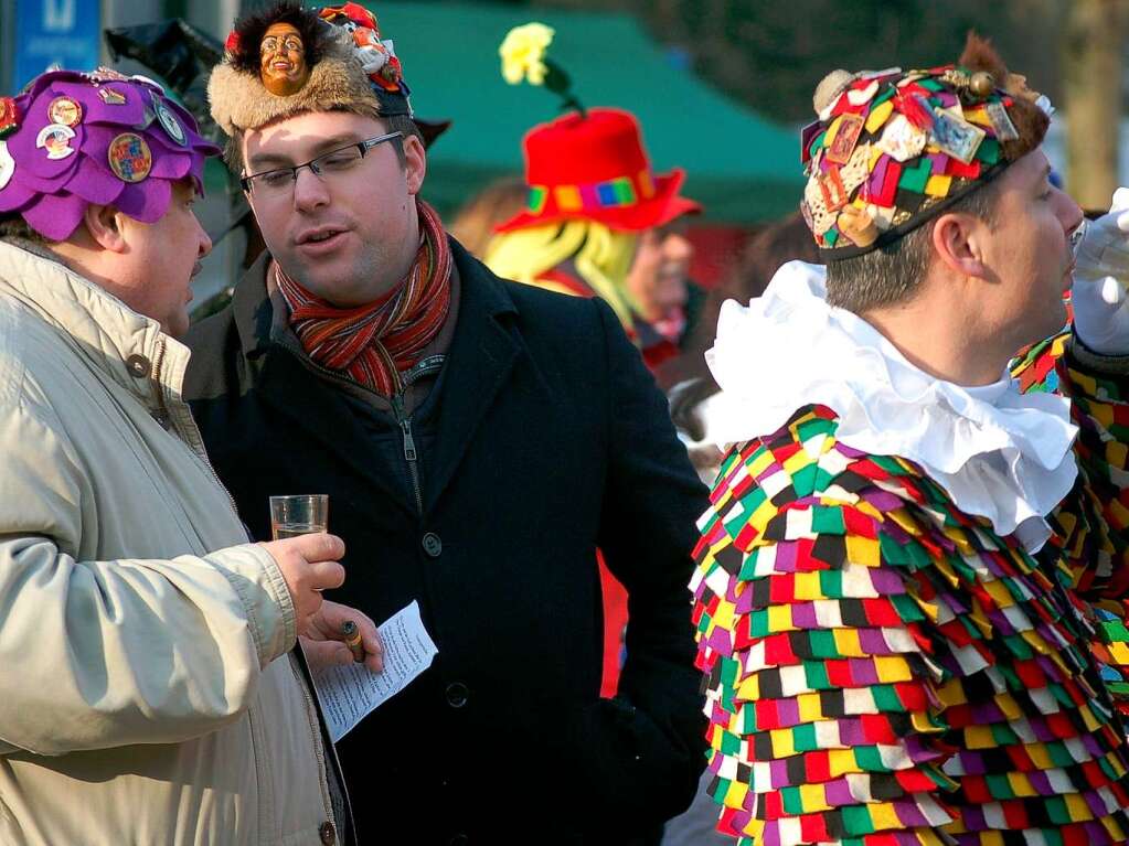 Die Pflege nrrischen Brauchtums stand am Narrentreffen-Samstag in Laufenburg im Mittelpunkt.