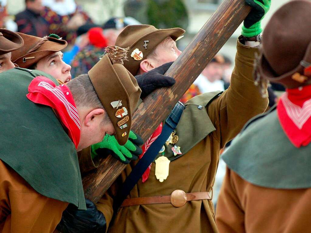 Die Pflege nrrischen Brauchtums stand am Narrentreffen-Samstag in Laufenburg im Mittelpunkt.