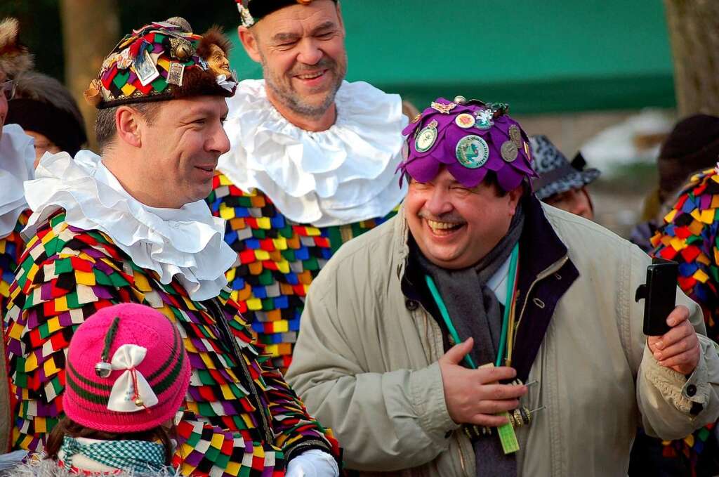 Die Pflege nrrischen Brauchtums stand am Narrentreffen-Samstag in Laufenburg im Mittelpunkt.