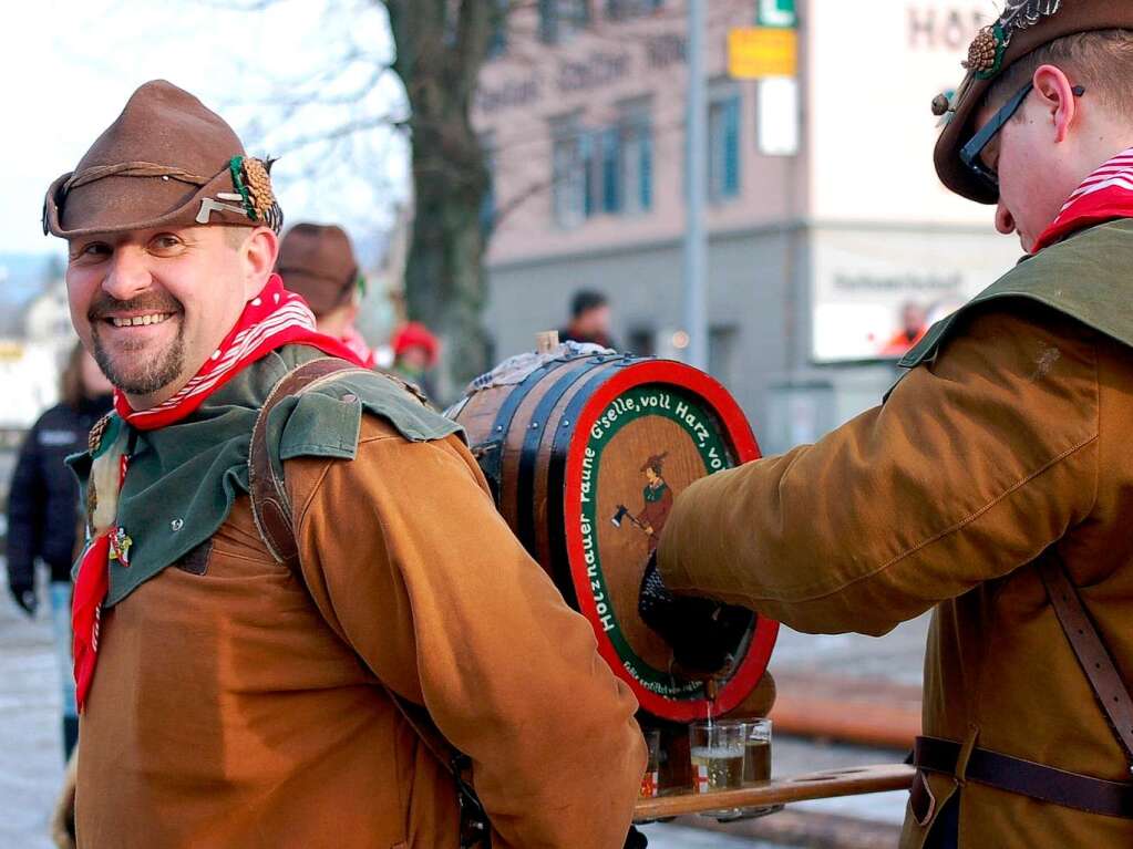 Die Pflege nrrischen Brauchtums stand am Narrentreffen-Samstag in Laufenburg im Mittelpunkt.