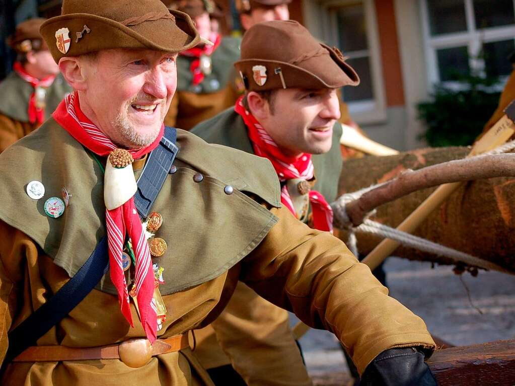 Die Pflege nrrischen Brauchtums stand am Narrentreffen-Samstag in Laufenburg im Mittelpunkt.