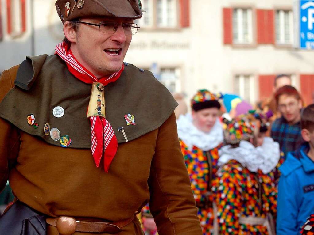 Die Pflege nrrischen Brauchtums stand am Narrentreffen-Samstag in Laufenburg im Mittelpunkt.