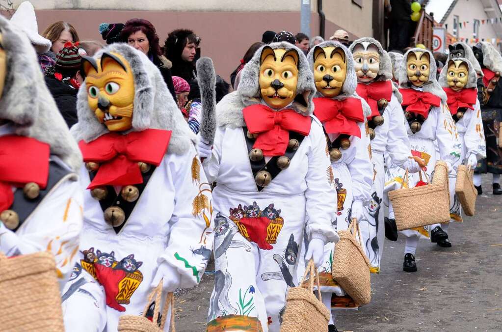 Närrisches Treiben beim Zunftabend und großen Umzug in Schweighausen Närrisches Treiben beim Zunftabend und großen Umzug in Schweighausen
