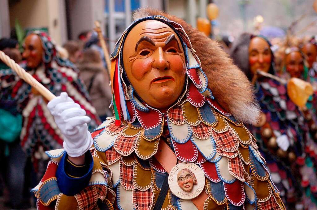 Die ganze Vielfalt des Brauchtums boten die Znfte beim schwbisch-alemannischen Konvent in Laufenburg.