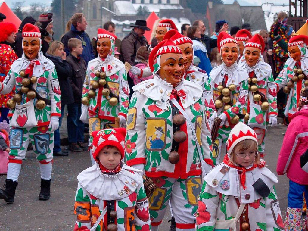 Die ganze Vielfalt des Brauchtums boten die Znfte beim schwbisch-alemannischen Konvent in Laufenburg.