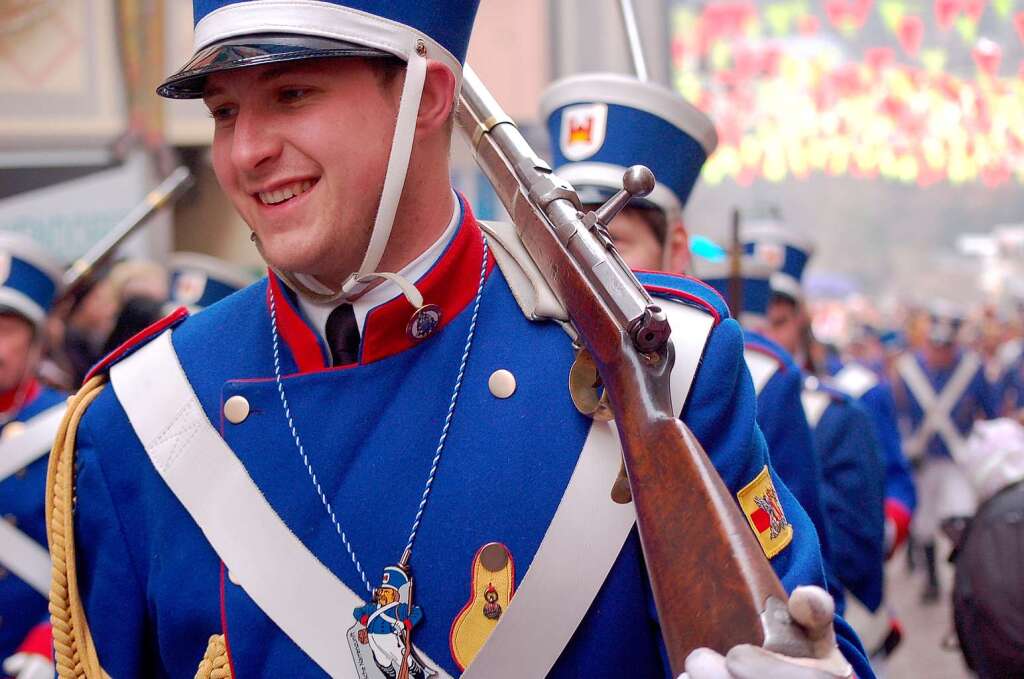 Die ganze Vielfalt des Brauchtums boten die Znfte beim schwbisch-alemannischen Konvent in Laufenburg.