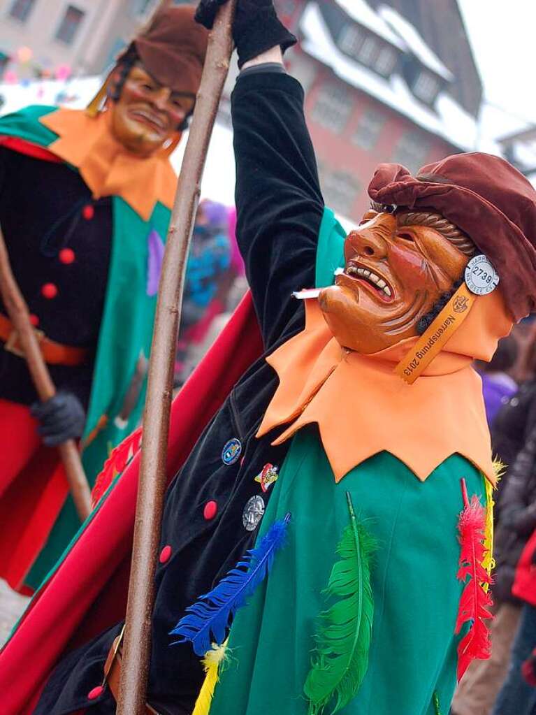 Die ganze Vielfalt des Brauchtums boten die Znfte beim schwbisch-alemannischen Konvent in Laufenburg.