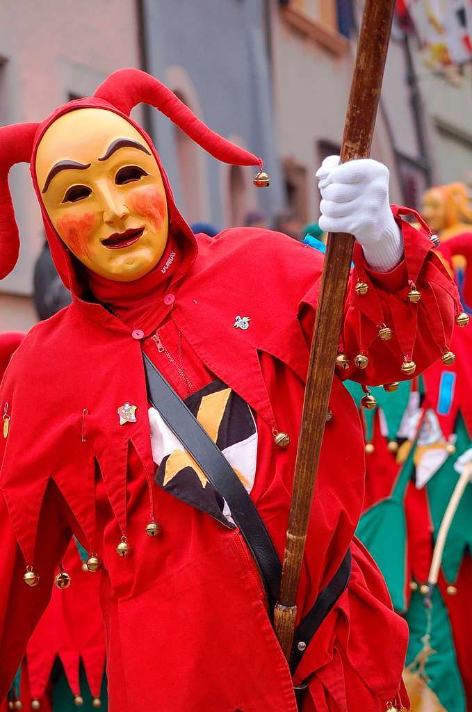 Die ganze Vielfalt des Brauchtums boten die Znfte beim schwbisch-alemannischen Konvent in Laufenburg.