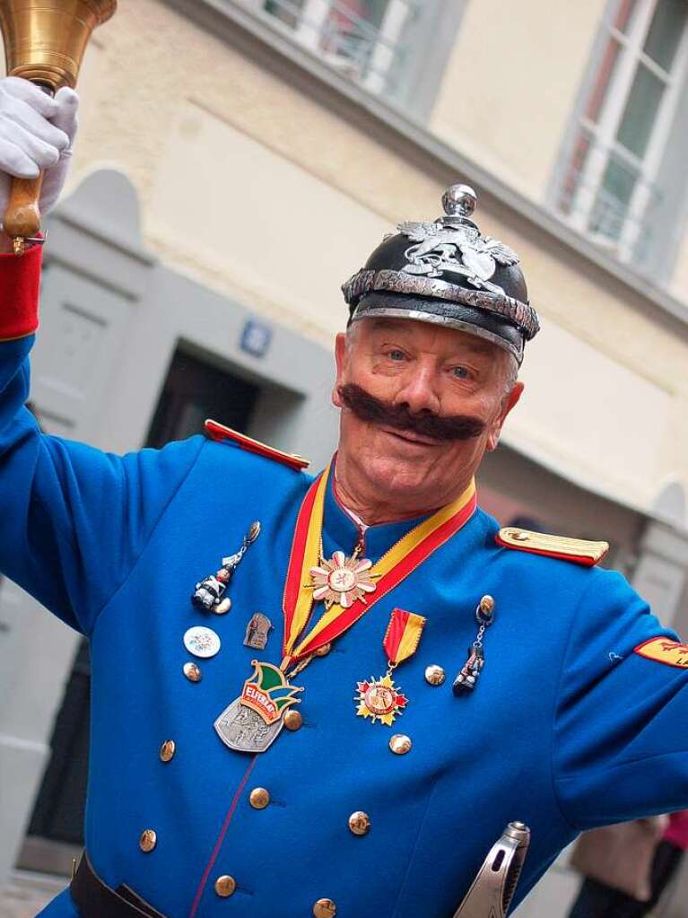 Die ganze Vielfalt des Brauchtums boten die Znfte beim schwbisch-alemannischen Konvent in Laufenburg.