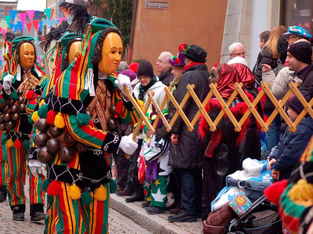 Die ganze Vielfalt des Brauchtums boten die Znfte beim schwbisch-alemannischen Konvent in Laufenburg.