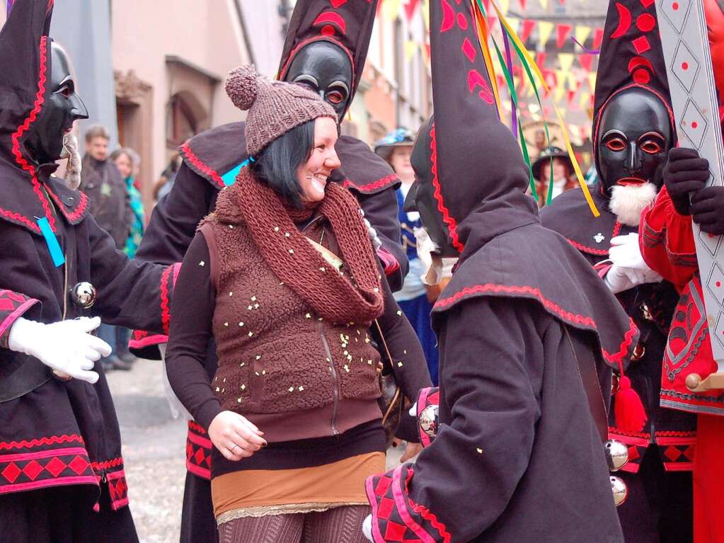 Die ganze Vielfalt des Brauchtums boten die Znfte beim schwbisch-alemannischen Konvent in Laufenburg.