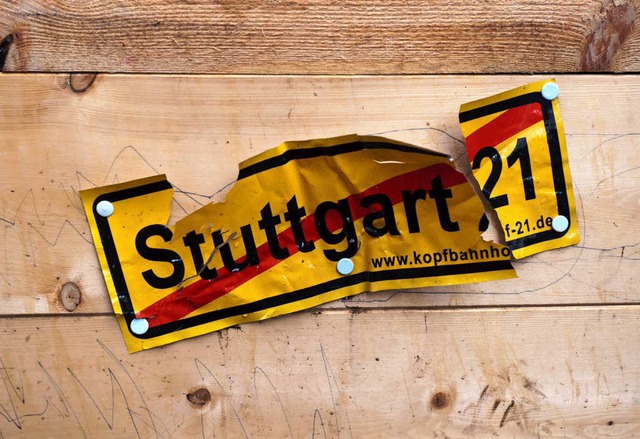 Stuttgart 21 &#8211; und kein Ende der Debatte in Sicht.  | Foto: dapd