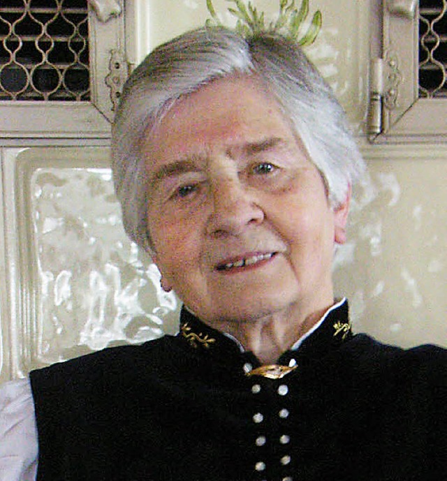 Theresia Ruth ist eine aktive Seniorin.  | Foto: Hans-Jrgen Wehrle