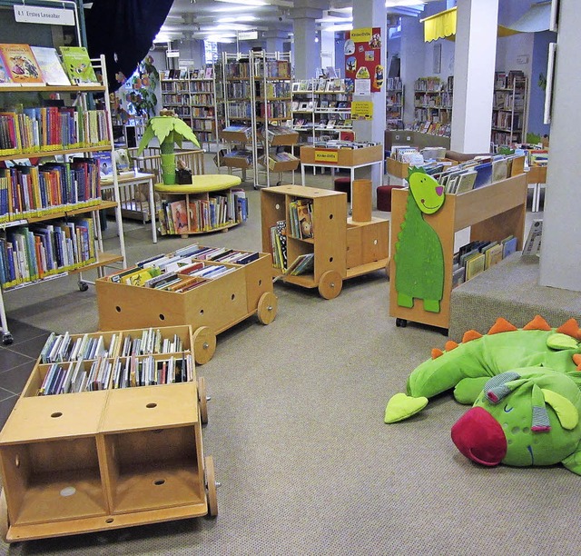 Bei Gro und Klein beliebt &#8211; die Stadtbibliothek.   | Foto: PRIVAT