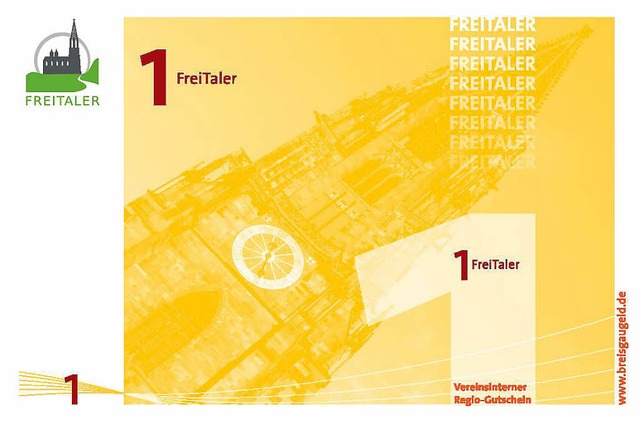 Das Freiburger Mnster ziert den  gelben Ein-Freitaler-Schein.  | Foto: Privat