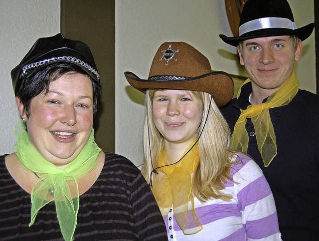 Das Berggeister-Trio mit Sabine Streul...r und Lucas Kupferschmid (von links).   | Foto: Petra Wunderle