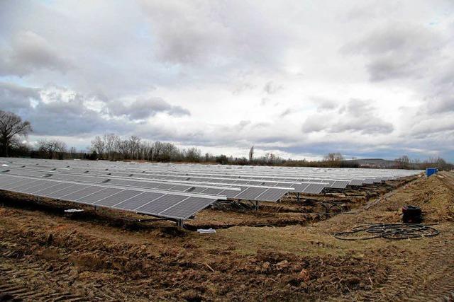 Brger investieren in den Solarpark