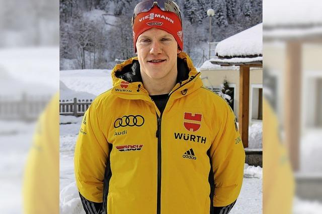 Biathlet Roman Rees lange auf Medaillenkurs