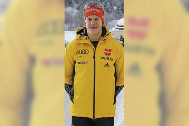 Biathlet Roman Rees liegt lange auf Medaillenkurs