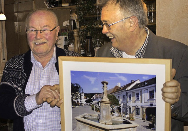 In der Hauptversammlung des Freundeskr...in Bild vom Purkersdorfer Hauptplatz.   | Foto: Reinhard Herbrig