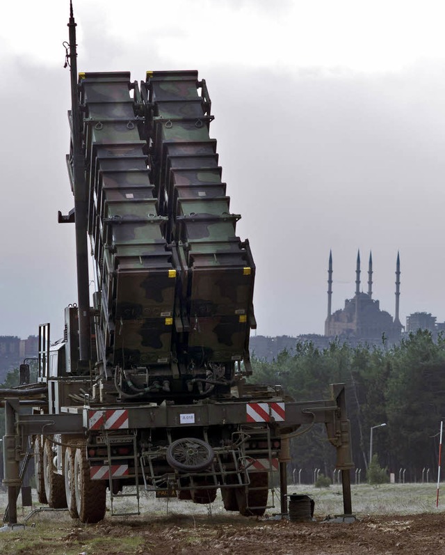 Zur Verteidigung  bereit: Deutsche Patriot-Batterie in Kahramanmaras  | Foto: dapd