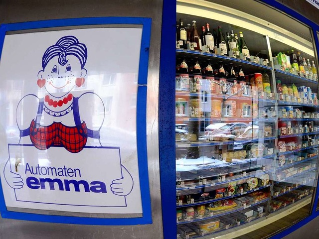 Wohl auch weiter im Dienst: Die Automaten-Emma in Freiburg.  | Foto: Ingo Schneider