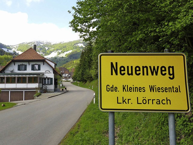 10,3 Kilometer trennen den Ortsteil Ne...meindeverwaltung mit Sitz in Tegernau.  | Foto: Sattelberger