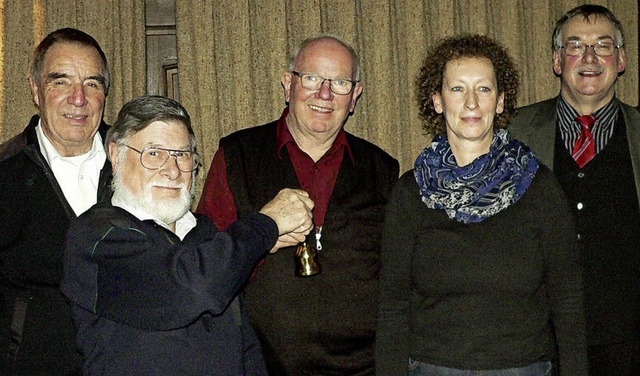 Gert Kamphausen, Horst Khny,  J. Hans...bine Klein und  Kurt Kern (von links)   | Foto: Georg Diehl