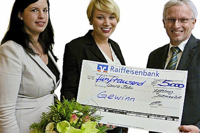 Laura Bohn hat 5000 Euro gewonnen