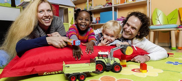 Haben lange gebraucht, bis sie zueinan...aben: die Familie Schumann aus Bayern   | Foto: uwe Mhlhusser