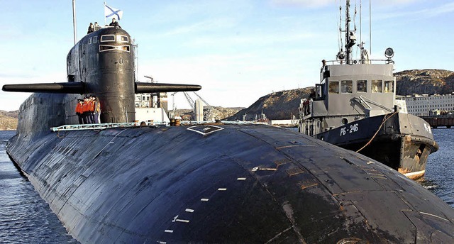 Das russische Atom-U-Boot Jekaterinburg    | Foto: dpa