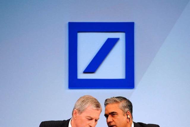 Deutsche Bank: Neue Chefs machen reinen Tisch