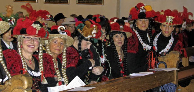 Als &#8222;Schwarzwaldmdel&#8220;  ha...Hstrgergottesdienst geboren hatten.   | Foto: monika rombach