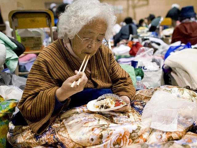 Viele ltere Japaner leben in Armut.  | Foto: AFP