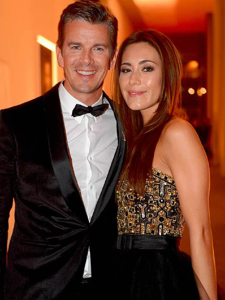 Markus Lanz mit seiner Frau  Angela auf der After-Show-Party der Goldenen Kamera.