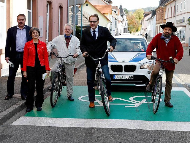 Fr die Radfahrer sind in Lahr noch Verbesserungen mglich.  | Foto: Christoph Breithaupt